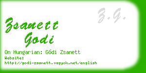 zsanett godi business card