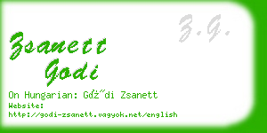 zsanett godi business card